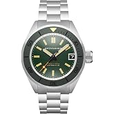 Spinnaker Piccard Men's Automatic Dive Watch &ndash; Seiko NH35 Movement, Stainless Steel Case, Sapphire Crystal, 550m Water Resistant, Stainless Steel Bracelet, SP-5098