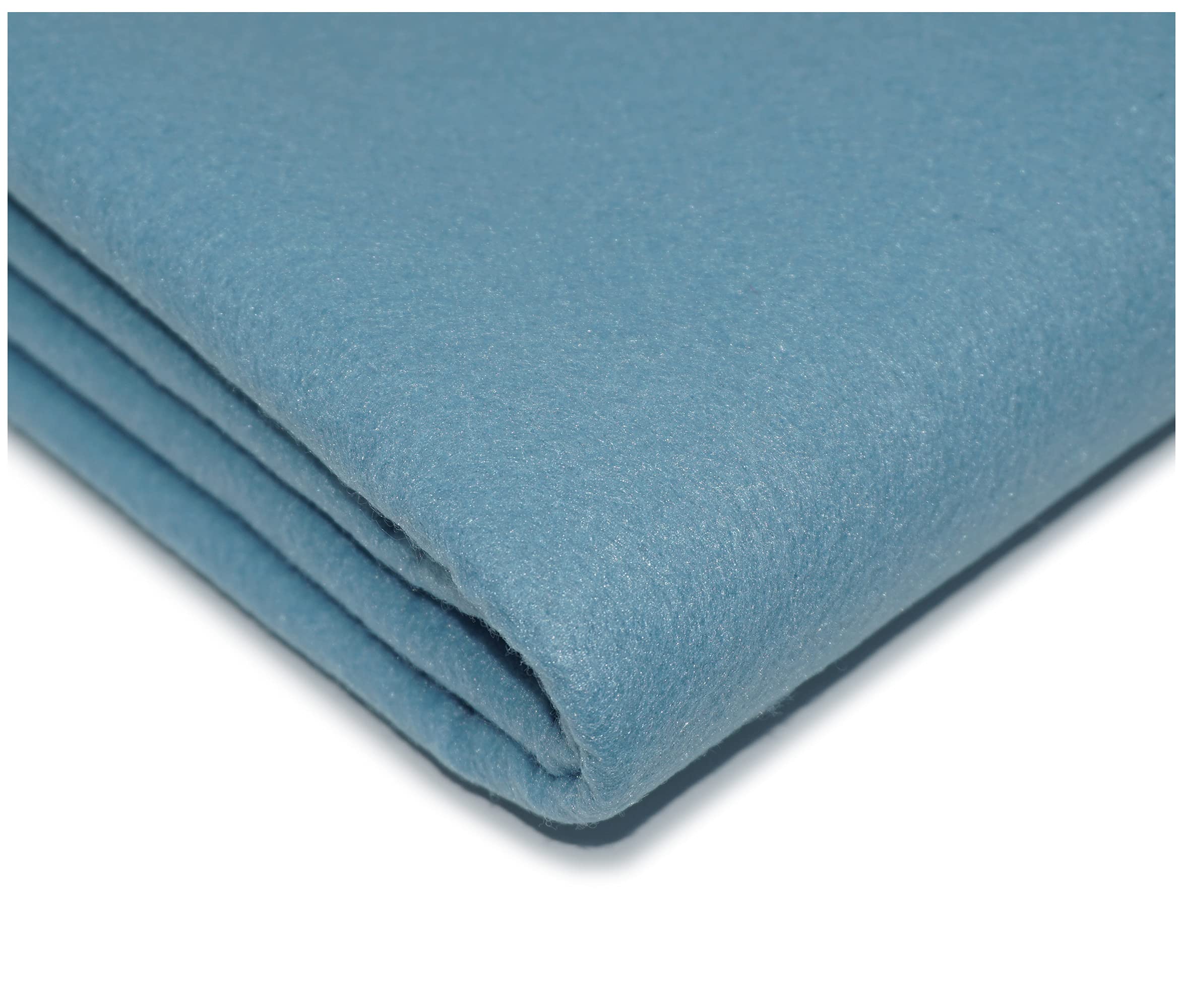 "Get Crafting" 100% Acrylic Felt Fabric Perfect for Arts & Crafts, Sewing Material - 150cm Wide, Available in 30 Vibrant Colours (200 x 150cm / 79" x 60" (Pre-Cut), Light Blue)