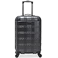 Ben Sherman Nottingham Lightweight Hardside 4-Wheel Spinner Travel Luggage, Charcoal, 20-Inch Carry On