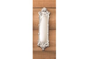 BRASS Accents A05-P4450-619 Victorian Push Plate, 3-1/4" x 15", Satin Nickel