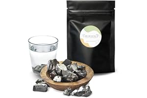 Karelian Heritage Elite Shungite Rocks for Water Purification & Filtering 0,44 lb (0,01-0,03 lb per Stone) | Certified Natural Authentic Shungite Stones from Karelia | Jewelry Making REB16