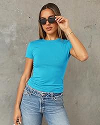 Abardsion Women's Casual Basic Going Out Crop Tops