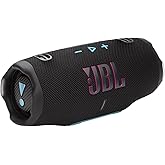 JBL Charge 6 - Portable Waterproof & Drop-Proof Bluetooth Speaker, Bold JBL Pro Sound & AI Sound Boost, 28Hrs Playtime, Built-in powerbank & Comes with a Sturdy/Removable Carrying Strap (Black/Teal)