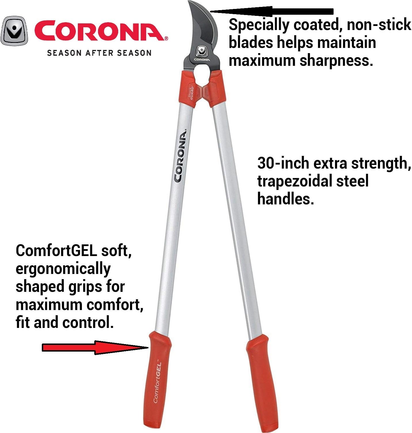 Corona SL3264 SL 3264 ComfortGEL Bypass Lopper, 30Inch, 1 38313032647