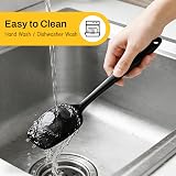 NileHome Silicone Spatula Set 6 Pieces Food Grade BPA-Free Heat Resistant 600°F view 6
