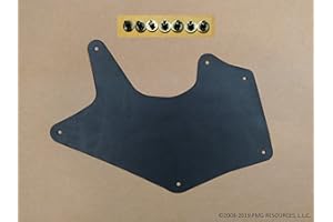 YOTA LINERS Front Right Splash Shield with Clips for Tundra & Sequoia 2007-2024 (Fender Liner, Apron, Shield, Splash Guard, Skirt, Guard, Seal, Splash Seal) U