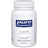 Pure Encapsulations L-Lysine - Essential Amino Acid Supplement for Immune Support & Gum, Lip Health* - with L-Lysine HCl - 90 Capsules