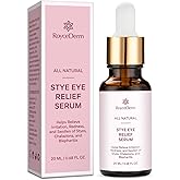 Roycederm Stye Eye Treatment Serum: Natural Stye Remover for Styes Chalazion and Blepharitis - Safe & Fast Relief (0.68 Fl Oz (Pack of 1))