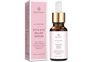 Roycederm Stye Eye Treatment Serum: Natural Stye Remover for Styes Chalazion and Blepharitis - Safe & Fast Relief