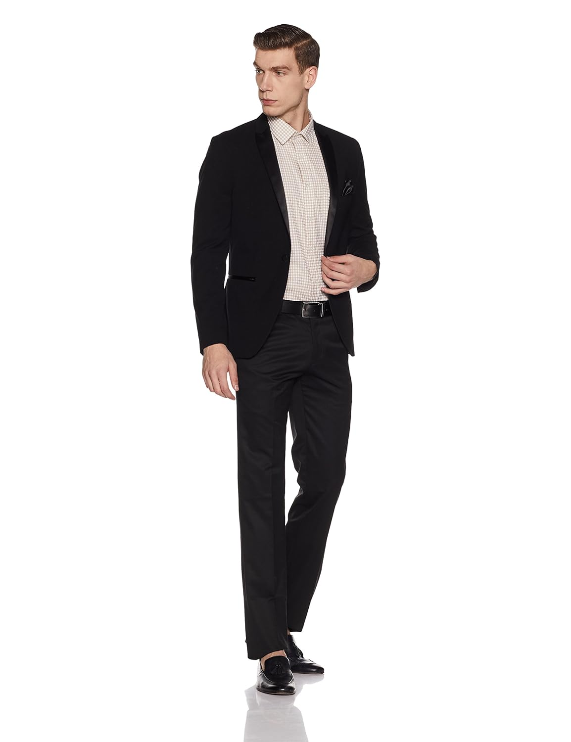 symbol amazon brand men's regular fit formal shirt