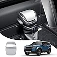 RONGSEN Gear Lever Sticker Modification Suitable for Toyota 2024 Land Cruiser 1958 250 First Edition Prado LC250 Operation Lever Decorative Sticker Interior Upgrade Accessories (Silver Color)