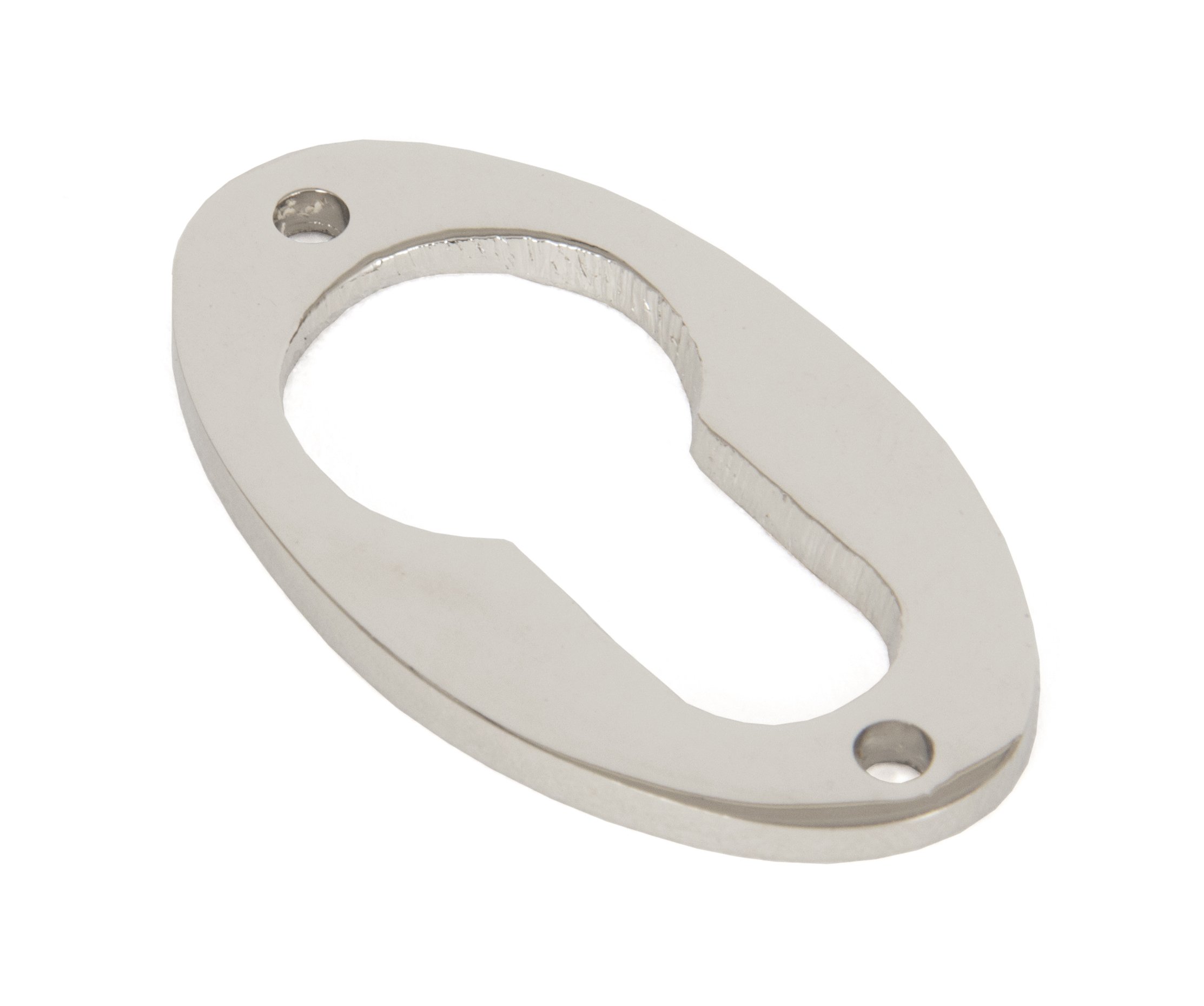 From the Anvil 83813 Oval Euro Escutcheon-Polished Nickel