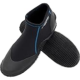 Cressi Adult Neoprene Diving Boots with Anti-Slip Rubber Sole for Water Sports | Ibiza 3mm