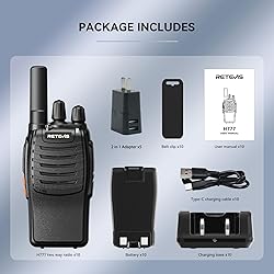 Retevis H-777 2 Way Radios, Walkie Talkies for