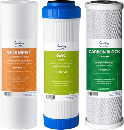 iSpring F3 6-Month Prefilter Replacement Pack for RO Systems