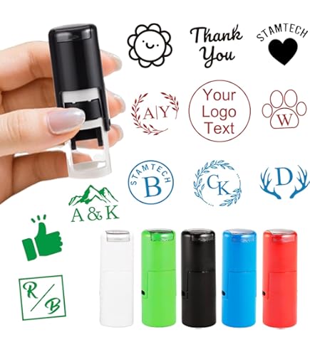Tampon Auto-encreur Empreinte De Patte De Chien - Pour Cartes De Fidélité, Format 11mm - Encre Noire