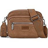 Wrangler Crossbody Bag for Women Multi Pocket Crossover Bag Shoulder Pursea with Adjustable Strap