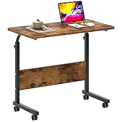 SogesHome 31.5 inch Adjustable Mobile Bed Table