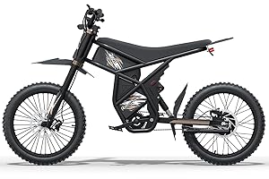 RIDING'TIMES Winter Electric Bike for Adults, Upgraded 50MPH 60V 3000W / 37MPH 48V 2400W Dirt bike, 1747Wh/2160Wh Dual Battery Ebike Up to 85 Miles, 25" Motorcycle Tire, UL2849 All Terrain Dirtbike Full Suspension