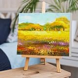 FEPITO 6 Set Blank Stretched Canvas Assorted Sizes for Acrylic Oil Painting view 6