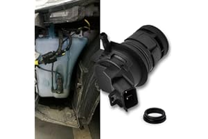 ASUBHA Windshield Washer Pump with Grommet Replacement OEM#85330-60190, 85330-AE010, Windshield Wiper Pump Compatible with Toyota Lexus Mazda Honda, Standard Windshield Washer Fluid Pump