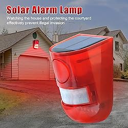 Solar Sound & Light Alarm Motion Sensor 110