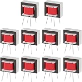 AEDIKO 10pcs EI-14 Audio Transformer High Efficiency Audio Isolation Transformers 1:1 600:600 Ohm for Voltage Amplification and Power Output