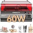 Creality Laser Engraver Falcon2 Pro 60W, Desktop Diode Laser Cutter and Engraver Machine with Enclosure,Smart Camera,Air Assist,Engraving Machine for Wood Acrylic Leather Stone(Laser 60W)
