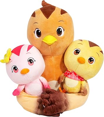 Infinity Nado Famille Maman Oiseau Et Ses Enfants A Partir De 3 Ans Peluche Du Dessin Anime Katuri Eu Amazon Fr Jeux Et Jouets