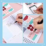 Thboxes Weekly Planner Notebook A5 Spiral Undated 52 Week Goals Habit Tracker view 6