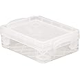 Advantus Super Stacker Crayon Box, Plastic, 4.75 x 3.5 x 1.6, Clear