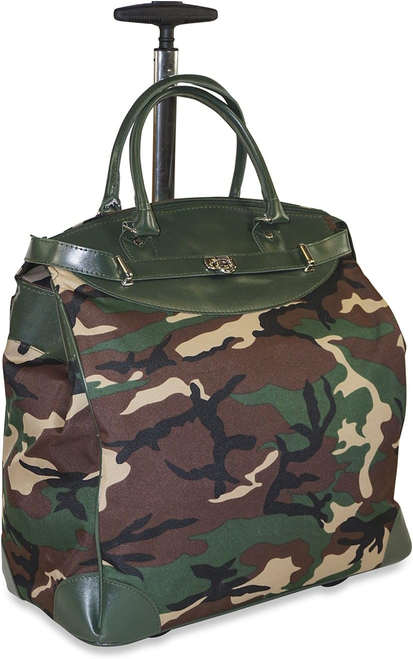 small handbag on wheels