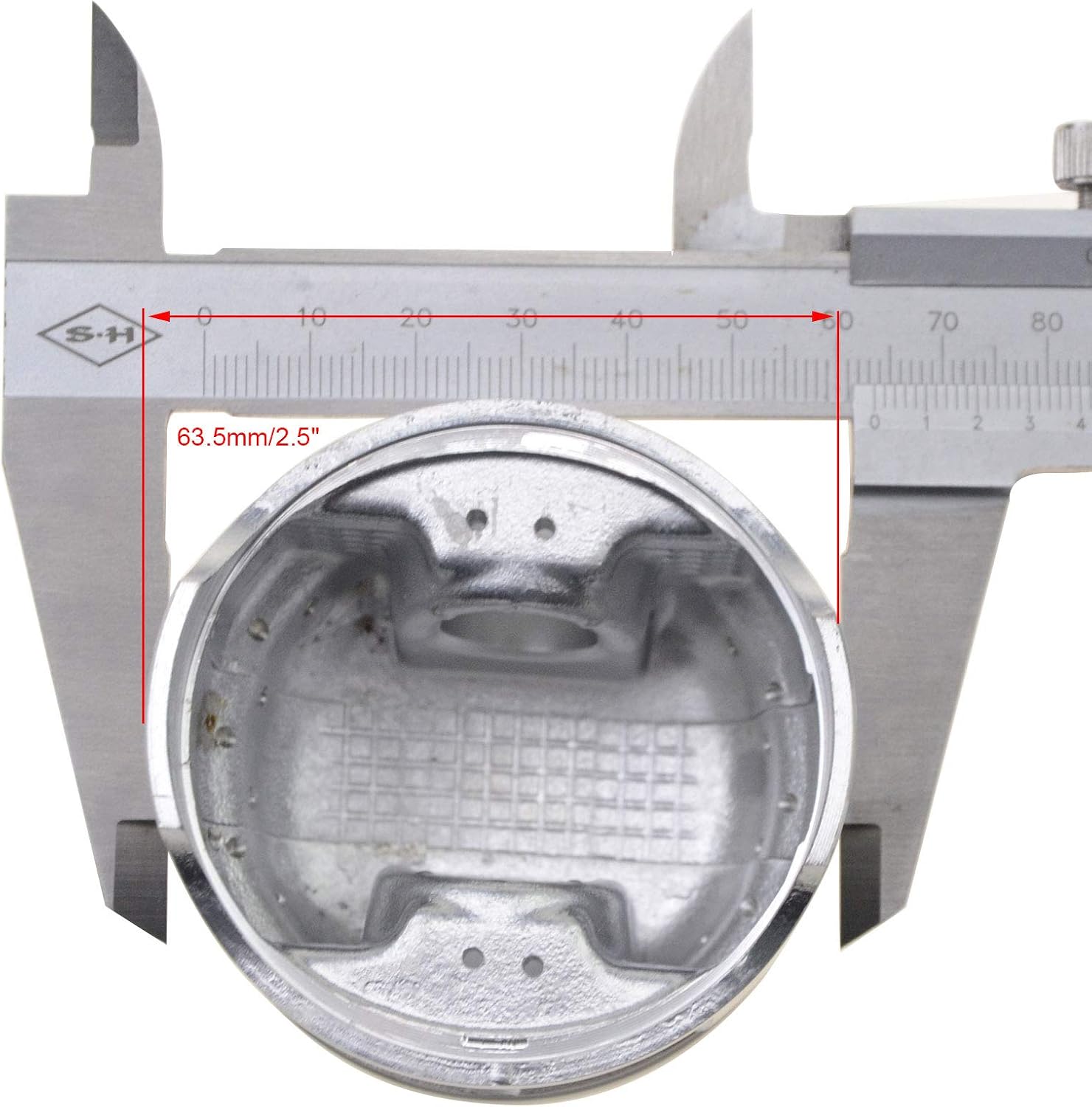 WOOSTAR 63.5mm Piston Ring Kit Replacement for CG200 Vertical Engine ATV 4 Wheeler Scooter Moped Dirt Pit Bike Go Kart - Image 3