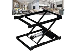 Electric Scissor Lift Table, Folding Electric Lifting Platform,with Wireless Remote Control,Height Adjustable