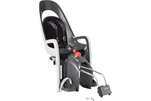 Hamax Caress Rear Child Bike Seat - Frame Mount, Ultra-Shock Absorbing, Adjustable to Fit Kids (Baby-Toddler) 9 mo-48.5lb.