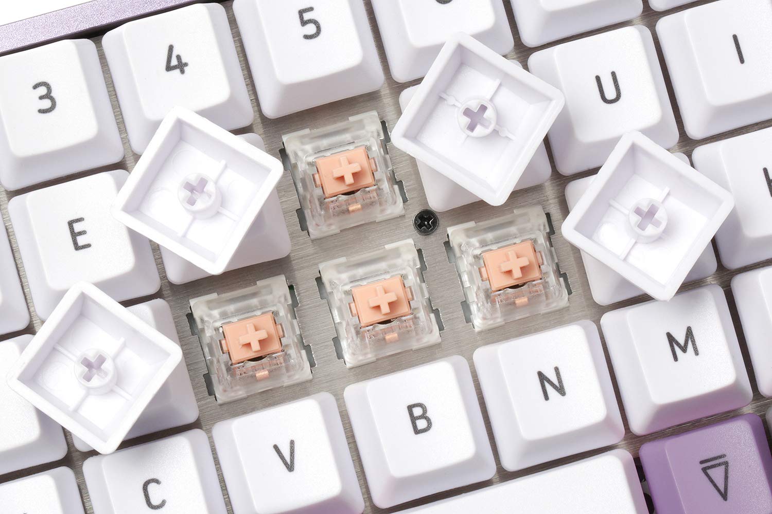 DROP + OLKB Preonic Keyboard MX Kit V3 — Compact Ortholinear Form Factor, Programmable QMK PCBA, Kaihua Hotswap Sockets, USB-C, Anodized Aluminum Case, (Purple)