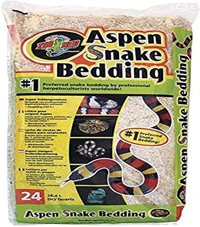 zoomed Zoo Med SB24 Aspen Snake Bedding, 26.4 Litre Zoo Med Amazon