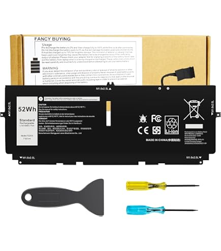 Amazon.com: AURUNHO 722KK Laptop Battery Replacement for Dell XPS