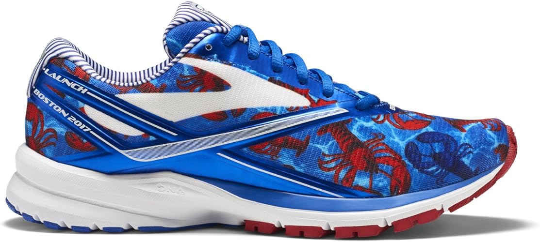 brooks red white and blue sneakers