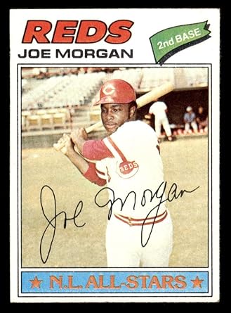 Amazon Com 1977 Topps 100 Joe Morgan Cincinnati Reds Baseball Card Ex Reds Collectibles Fine Art