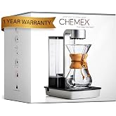 Chemex Ottomatic Automatic Coffee Maker Set, 40 oz, Includes 6 Cup Carafe | Automatic Pour Over Brewer, Hot and Iced Coffee, Complete Set, Limited 1-Year Warranty