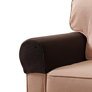 BETTERLE 2 Teile/Satz Sessel Armlehnen Abdeckung, Sofa Arm Abdeckungen Stretch Stoff Möbel Anti Slip Armlehne Abdeckung Sofas