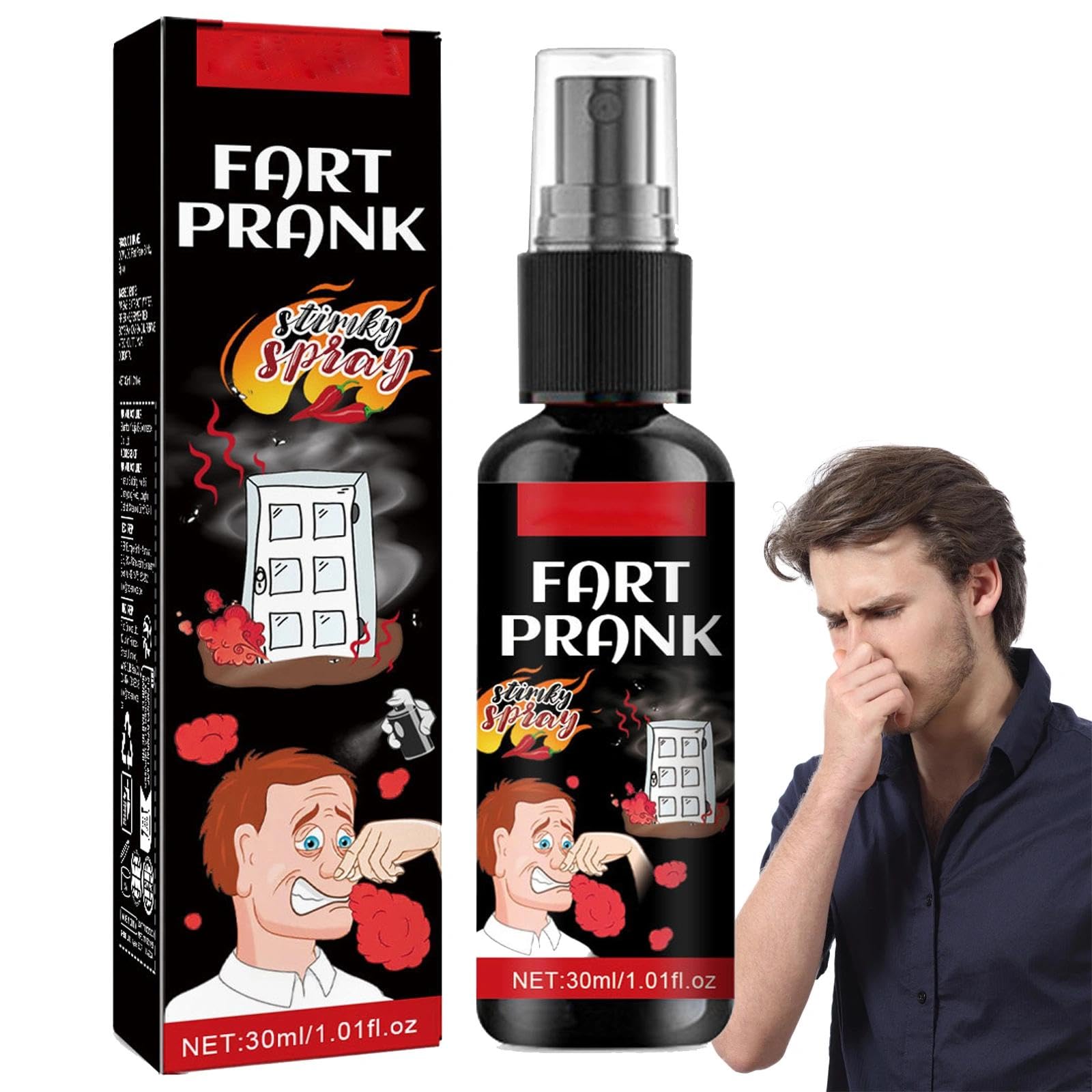 Fart Spray Extra Strong Fart Spray Prank, Ultra-Potent Stink Liquid for Hilarious Gags - Perfect for Adults, Parties & Gag Gifts, 30ml