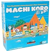 Pandasaurus Games Machi Koro THE EXPANSIONS - Harbor and Millionaire's Row Expansion Sets,Fast-Paced Dice Rolling Board Game 