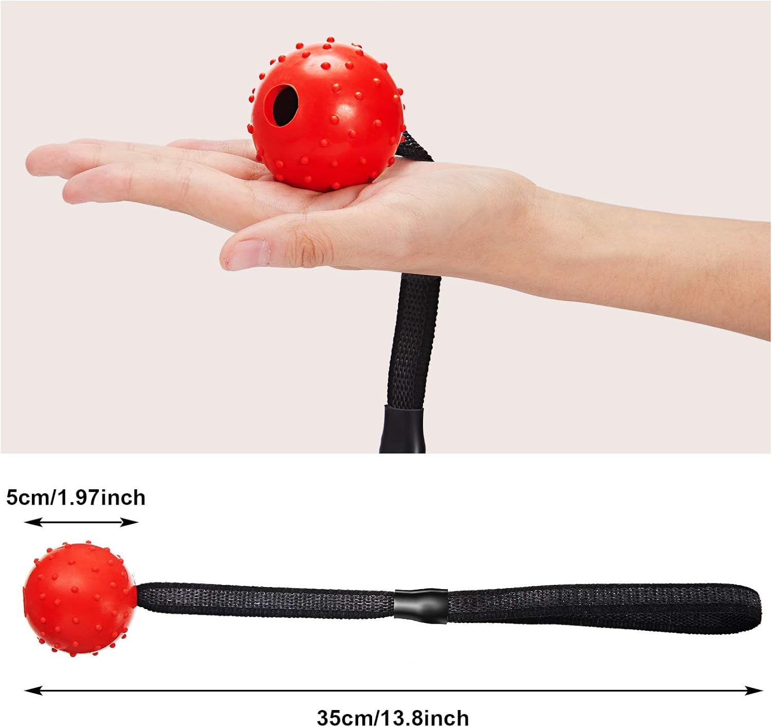 SKYLETY 4 Pieces Dog Ball on a Rope Training Ball Dog Toy Interactive Dog Ball on a String Reward and Exercise Toy for Small Medium Large Dog Fetching Catching - Image 3