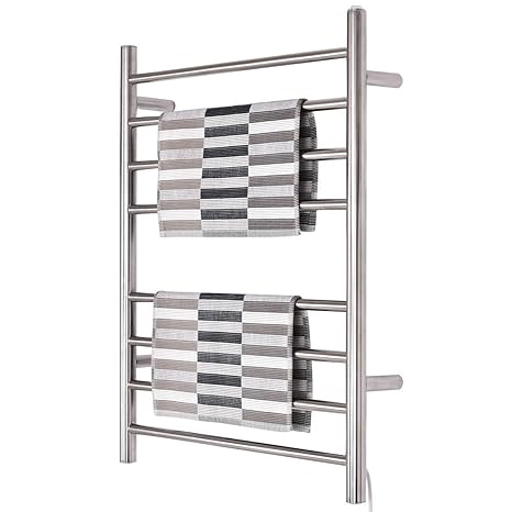 Waterjoy Towel Warmer And Drying Rack 8 Bars Heated Stainless Steel Towel Rack Wall Mounted #wall #mounted #towel #warmer Waterjoy Towel Warmer And Drying Rack 8 Bars Heated Stainless Steel Towel Rack Wall Mounted