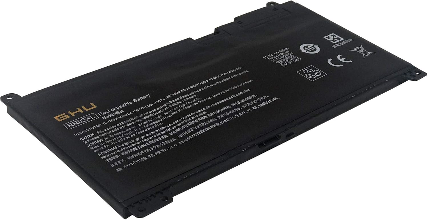 Amazon Com New Ghu 48wh Rr03xl Hstnn Q02c Battery Compatible With Hp Probook 430 440 450 455 470 G4 Mt Replacement For 421 541 1 Hstnn Ub7c 850 Hstnn Lb7i 11 4v Electronics