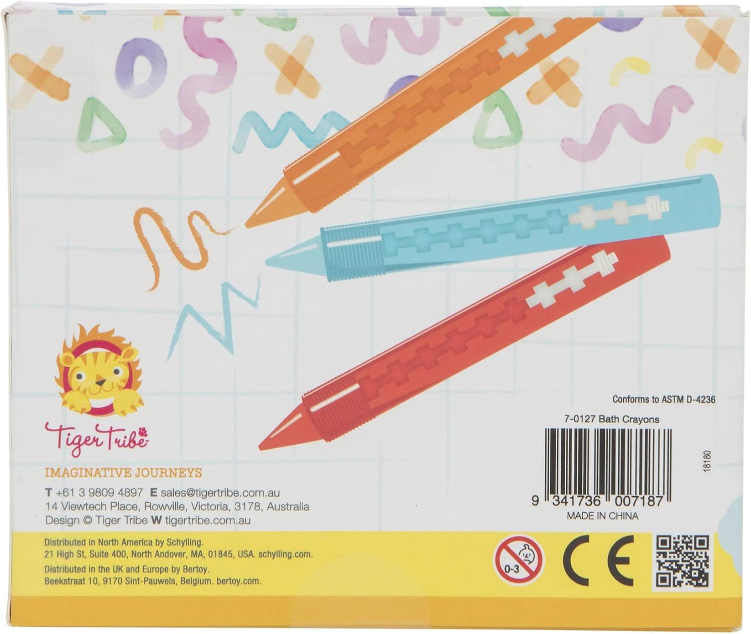 tiger tribe bath crayons