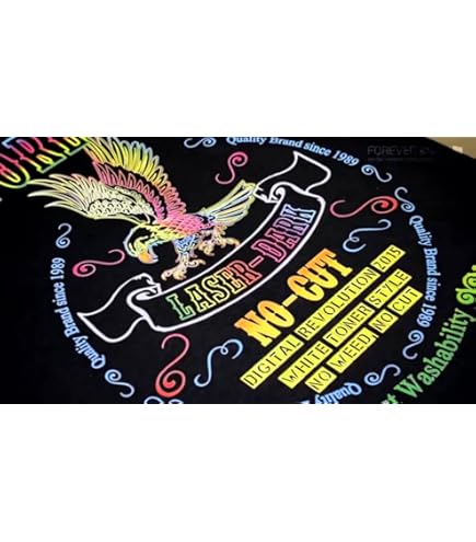 Amazon.com: Forever Laser Dark No-Cut A+B Paper 8.5