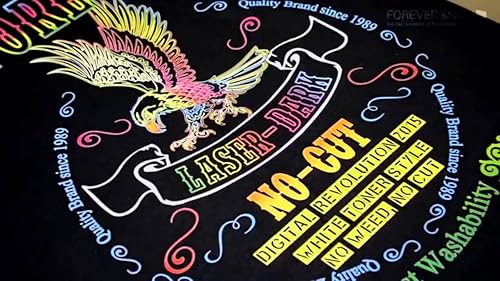 Forever Flex-Soft Laser Transfer Paper - 25 Sheets No-Cut Heat Transfer For Dark Fabrics